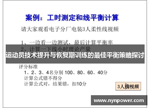 运动员技术提升与恢复期训练的最佳平衡策略探讨